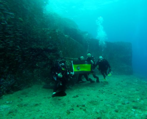 las ruinas sumergidas de Yonaguni