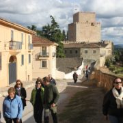 0035_Recorrido_por_la_muralla_al_fondo_la_torre_del_Castillo_de_Trastámara