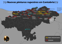 Más pinturas rupestres en la cornisa cantábrica