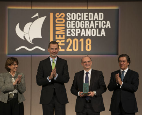 Atlas Nacional de España, Premio Comunicación SGE 2018