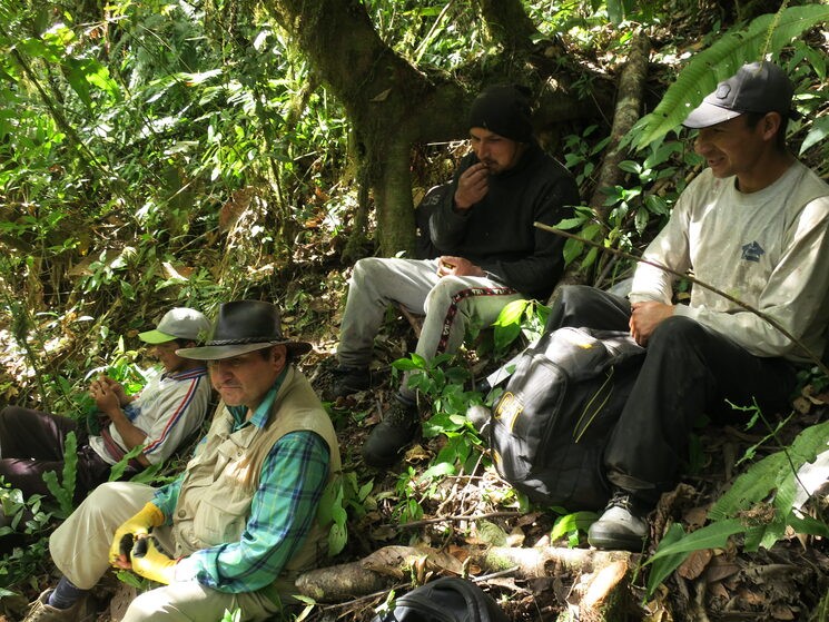 Descanso en un largo descenso