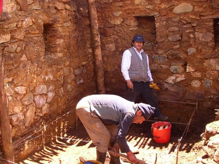 Wilber Bolívar en Yanaorqo en 1999