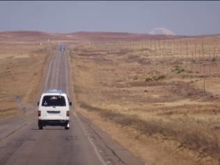 Llanura con Sajama al fondo